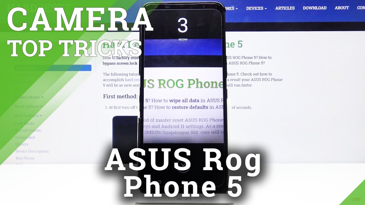 Camera Top Tricks - ASUS ROG Phone 5 and Secret Camera Options