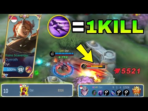 [ TOP Global Dyrroth Best Build 2023 Gameplay by Dyr. ]Mobile Legend