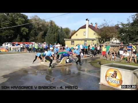 SDH Krasonice v Babicích 1.10.2016 - 4. místo