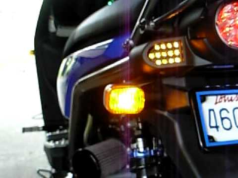 Zuma integrated rear turn signal