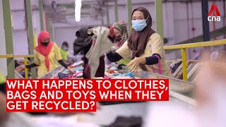 What happens to clothes, bags and toys when they get recycled?