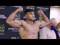 Paul vs. Woodley Official Weigh-In Highlights - MMA Fighting