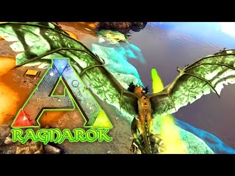 Flying the Poison Wyvern - ARK: RAGNAROK SURVIVAL (DLC)(EP.12)