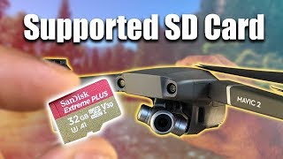 Mavic 2 Pro & Zoom recommended SD Card