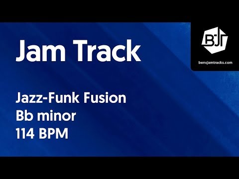 Jazz-Funk Fusion Jam Track in Bb minor "The Fourth Floor" - BJT #15