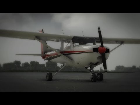Beginners guide to radio navigation in the MSFS Cessna 152 - flying blind in the rain, with no GPS