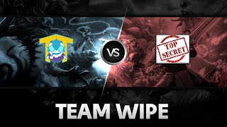 Team wipe by Team Tinker vs Team Secret @XMG Captains Draft Season 2