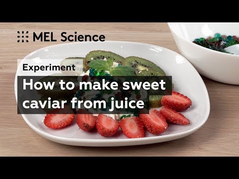 Molecular Gastronomy: Making Fruit Juice Caviar