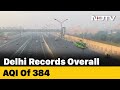 Delhi Pollution Level Still In Very Poor Category