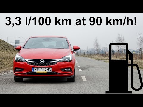 Opel Astra 1.6 DTH - fuel consumption: city, 90, 120, 140 km/h :: [1001cars]