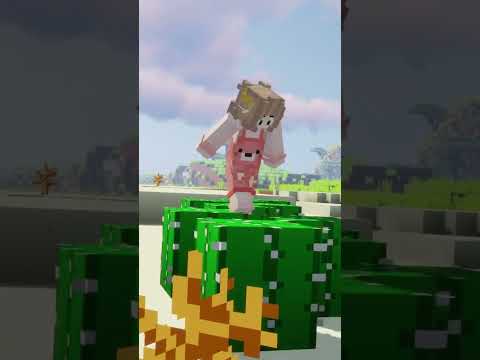 Minecraft BUT without touching GREEN #shorts