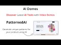 AI Demos | Create Unique Patterns with AI | PatternedAI Demo
