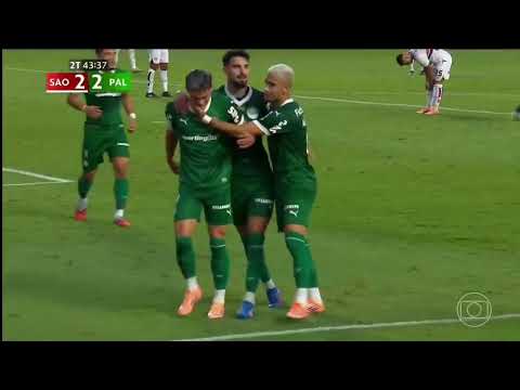 OS GOLS DA VIRADA: 🇾🇪 São Paulo 2 x 3 Palmeiras 🇮🇹 (Narração de Luís Roberto) 
