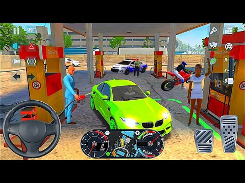 UBER CAR DRIVER 2× SPEED DRIVING FUNNY GAS STATION - Taxi Sim 2020 Game Android/IOS gameplay