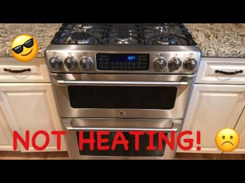 HOW TO FIX GE CAFE GAS OVEN - IGNITER REPLACEMENT / OVEN DOES NOT HEAT UP