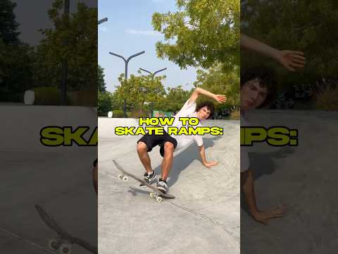 How to skate ramps✅