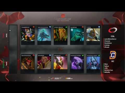 DC vs coL, Game 1, The International 2016, AM Play-Off
