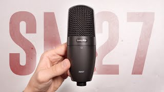 Video thumbnail for Shure SM27 Review / Test (vs. AT2020, KSM32, U87) by Podcastage