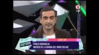 Pablo Sbaraglia cuenta como conoció al Indio Solari (Duro de Domar, Canal 9, 14/03/2014)