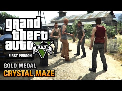 GTA 5 - Mission #20 - Crystal Maze [First Person Gold Medal Guide - PS4]
