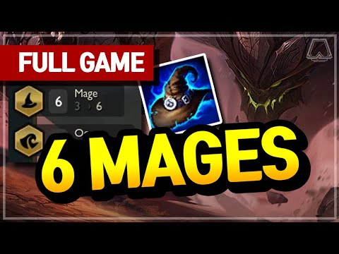 6 Mages (Ocean Mage Comp) - Teamfight Tactics Full Game | TFT | Diamond