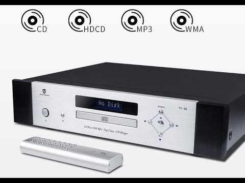 ToneWinner TY-30 hi-fi CD Player HDCD Balanced XLR +  RFTLYS A2 KT88 Tube integrated amplifier test