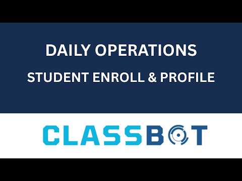 How to Enroll New Students & Manage Profiles