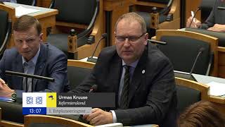 Riigikogu infotund,  6. juuni 2018