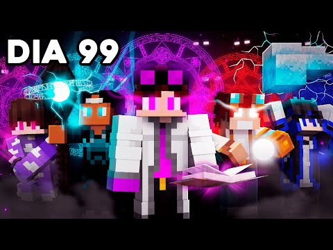 SOBREVIVI 100 DIAS COMO MAGO SUPREMO NO MINECRAFT - O FILME