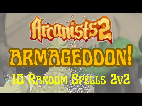 4K ARCH MAGE Random Spells Clinic!!! | 2v2 10 Random | Arcanists 2 Commentary