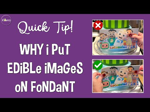 How To Use Edible Images On Buttercream Cakes