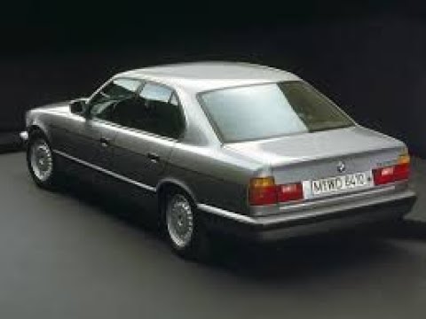 BMW 5er E34 erster Test 1988