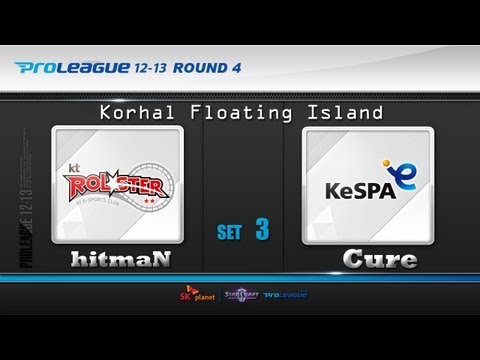 [0430] hitmaN(KT) vs. Cure(8th) ZvT 3SET Korhal Floating Island - Stracraft 2,esportstv, SPL
