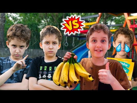 Tipos de Crianças no Parquinho, Supermercado e Livraria com Paulinho - Vídeo Infantil