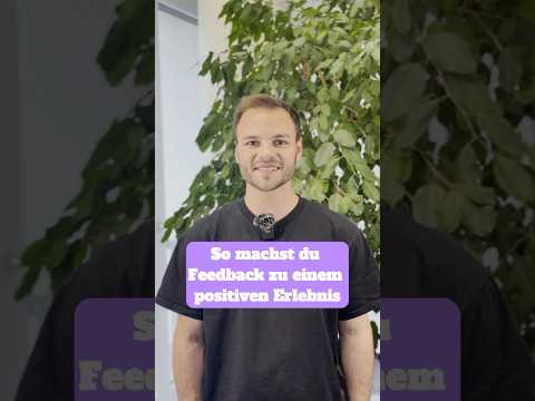 Gutes Feedback geben: Darauf solltest du achten🤔 #feedback