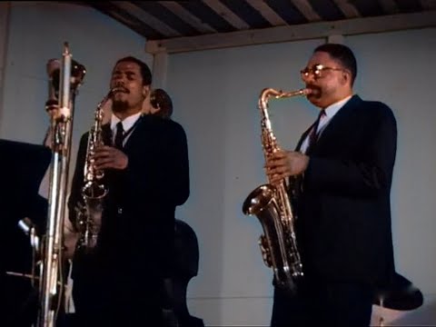 Bud Powell & Charles Mingus Quintet, Antibes jazz Festival, July 13th, 1960 (Colorized)