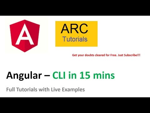 Angular Tutorial For Beginners Angular 8 CLI Tutorial in 15 mins | Angular CLI Complete Tutorial