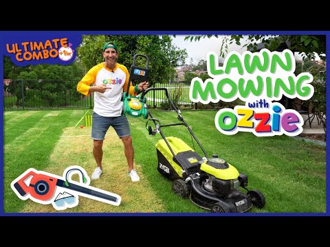 Ultimate Lawn Mowing Combo For Kids | Lawn Mowers, Hedger, Edger, Blower, Chainsaws With Ozzie