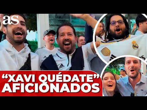 REAL MADRID CAMPEÓN | CELEBRACIÓN de los aficionados: "XAVI QUÉDATE" | Fiesta en MADRID