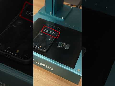 Check Out This Lightning Speed of a UV Laser Engraving on Metals  #sculpfun #uvlaser #viral