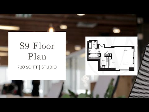 S9 Floor Plan | 730 Sq Ft | Studio