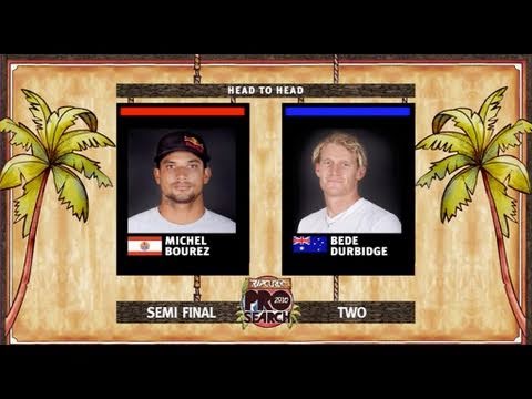 Semi Final, Heat 2 - Michel Bourez vs Bede Durbidge