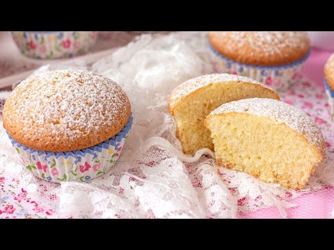 MUFFIN SOFFICI - Ricetta Facile senza glutine - Polvere di Riso