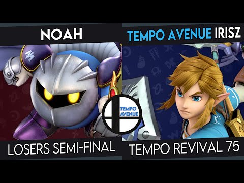 Tempo Revival 75 - IrisZ (Link) Vs. Noah (Meta Knight) - Losers Semis - Smash Ultimate