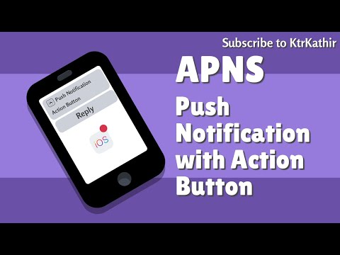 Simulate APNS Push Notification with Action button iOS simulator | Xcode 11.5  | Swift 5 | KtrKathir
