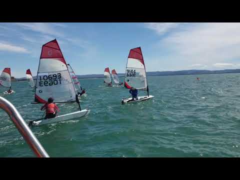 KOTB tas open skiff race starts Oli Laning Dec 2019