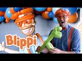 Blippi Visits the Balloosionist! | Learn About Rainbow Colors | Educational Videos For Kids