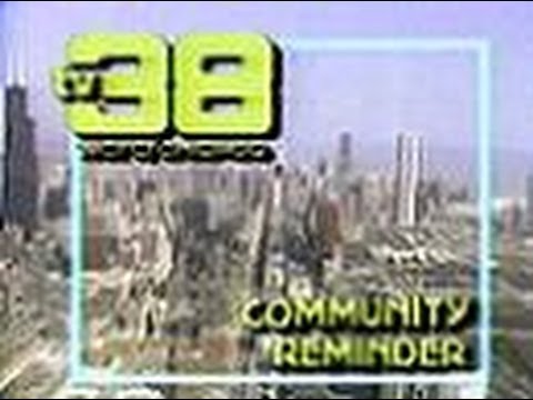 WCFC Channel 38 - "Community Reminder" (1987)