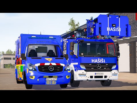 Blue Emergency Call 112 – Bonn Ambulance & Fire Brigade Responding! 🔵🚑🚒 4K Ultra