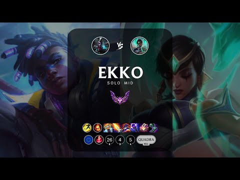 Ekko Mid vs Karma - EUW Master Patch 13.10